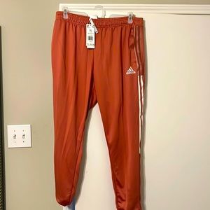 Adidas Track Pants  Color: Magic Earth & White